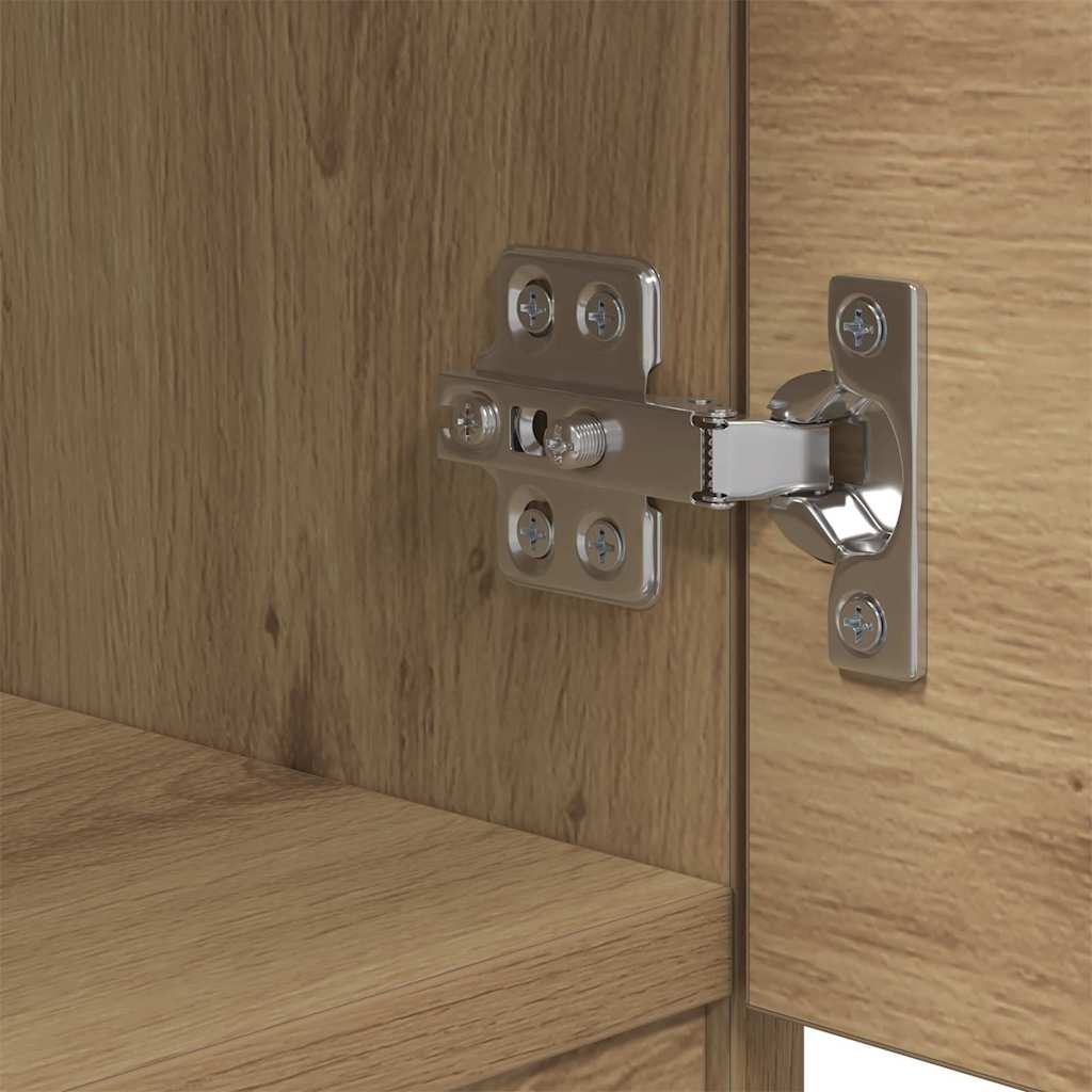 Bed Cabinet 2 pcs Artisan oak 40 x 39 x 40 cm Engineered wood